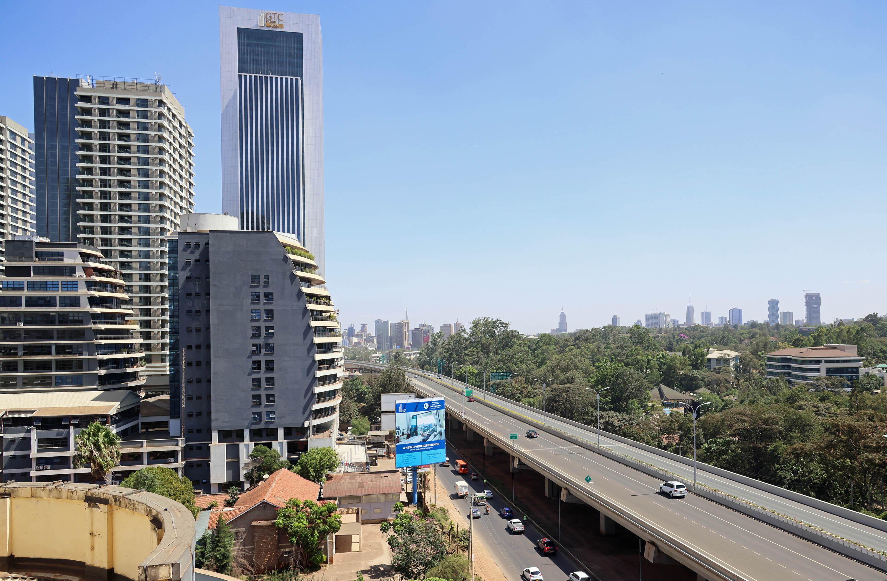 Kaupunkikuva Nairobista